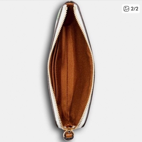 Coach White Lime Wristlet - Picture 2 of 10